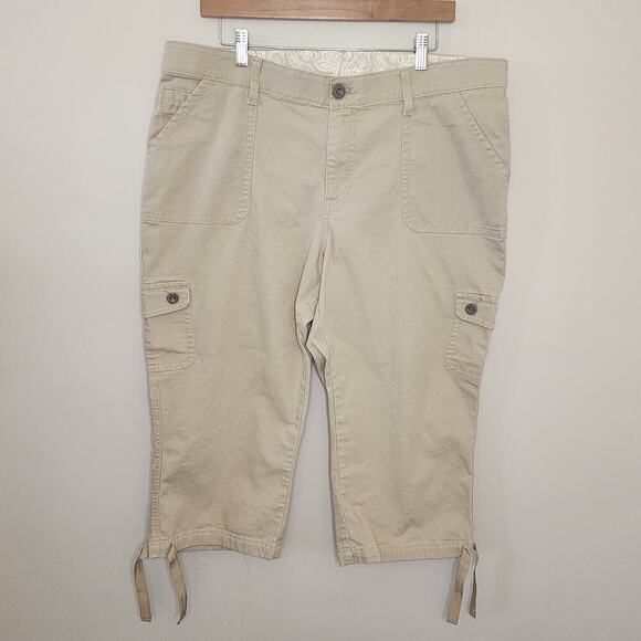 Lee Pants - Lee Women's Flex-to-go Cargo Crop‎ Sz 16W